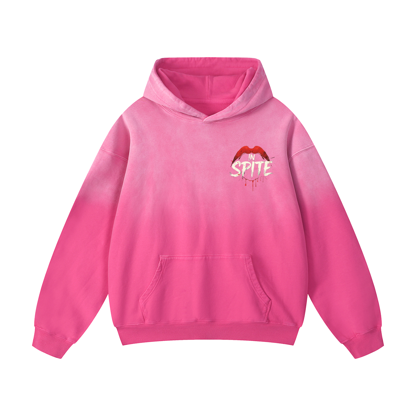 In Spite Venom Kiss Heavyweight Washed Hoodie