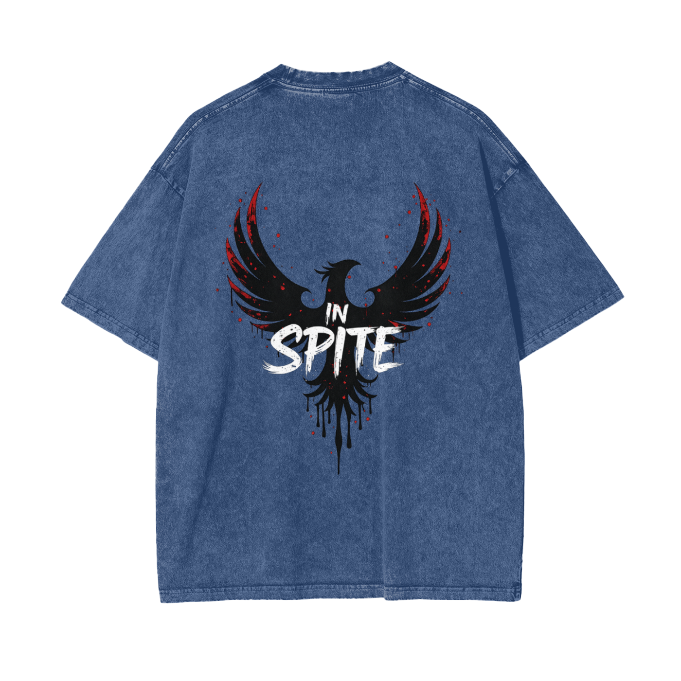 In Spite Afterburn Acid Washed Tee