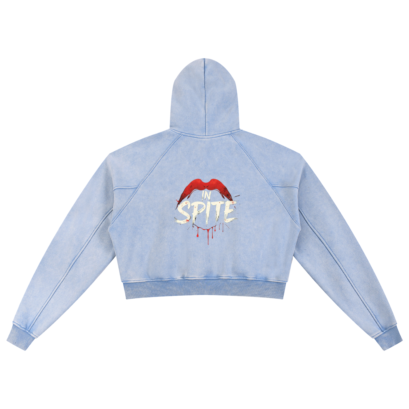 Venom Kiss Cropped Hoodie