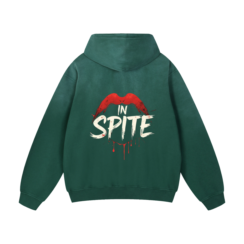 In Spite Venom Kiss Heavyweight Washed Hoodie