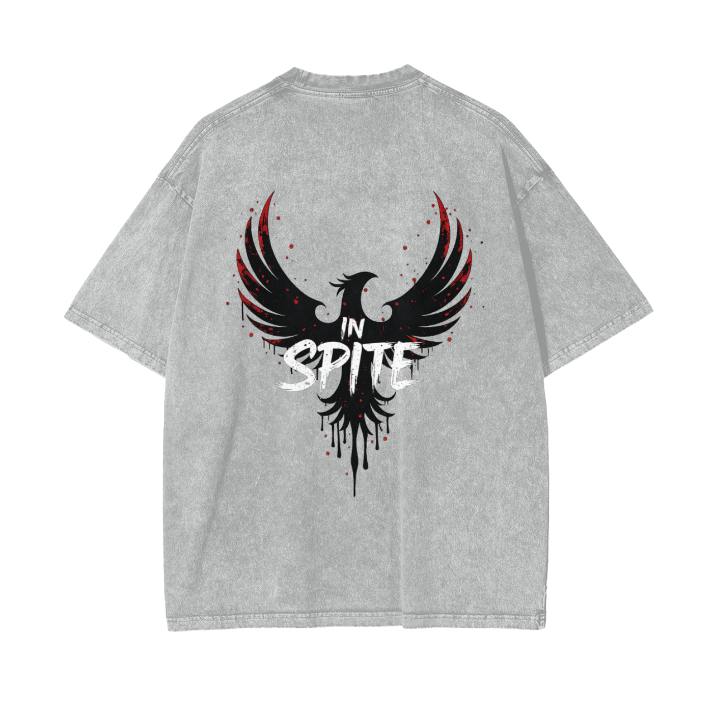 In Spite Afterburn Acid Washed Tee