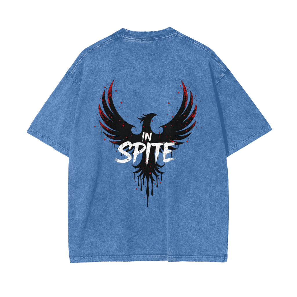 In Spite Afterburn Acid Washed Tee