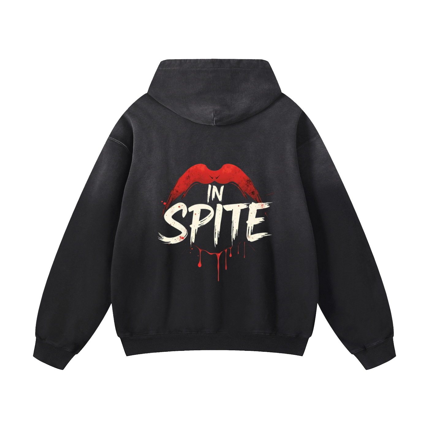 In Spite Venom Kiss Heavyweight Washed Hoodie