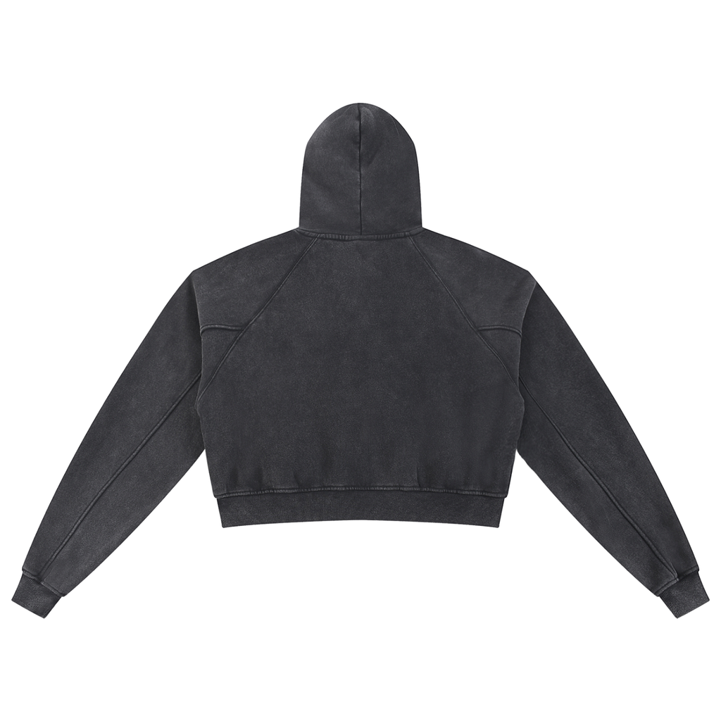 In Spite Essentials Cropped Hoodie