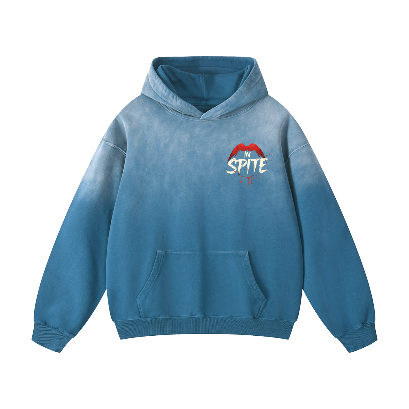 In Spite Venom Kiss Heavyweight Washed Hoodie