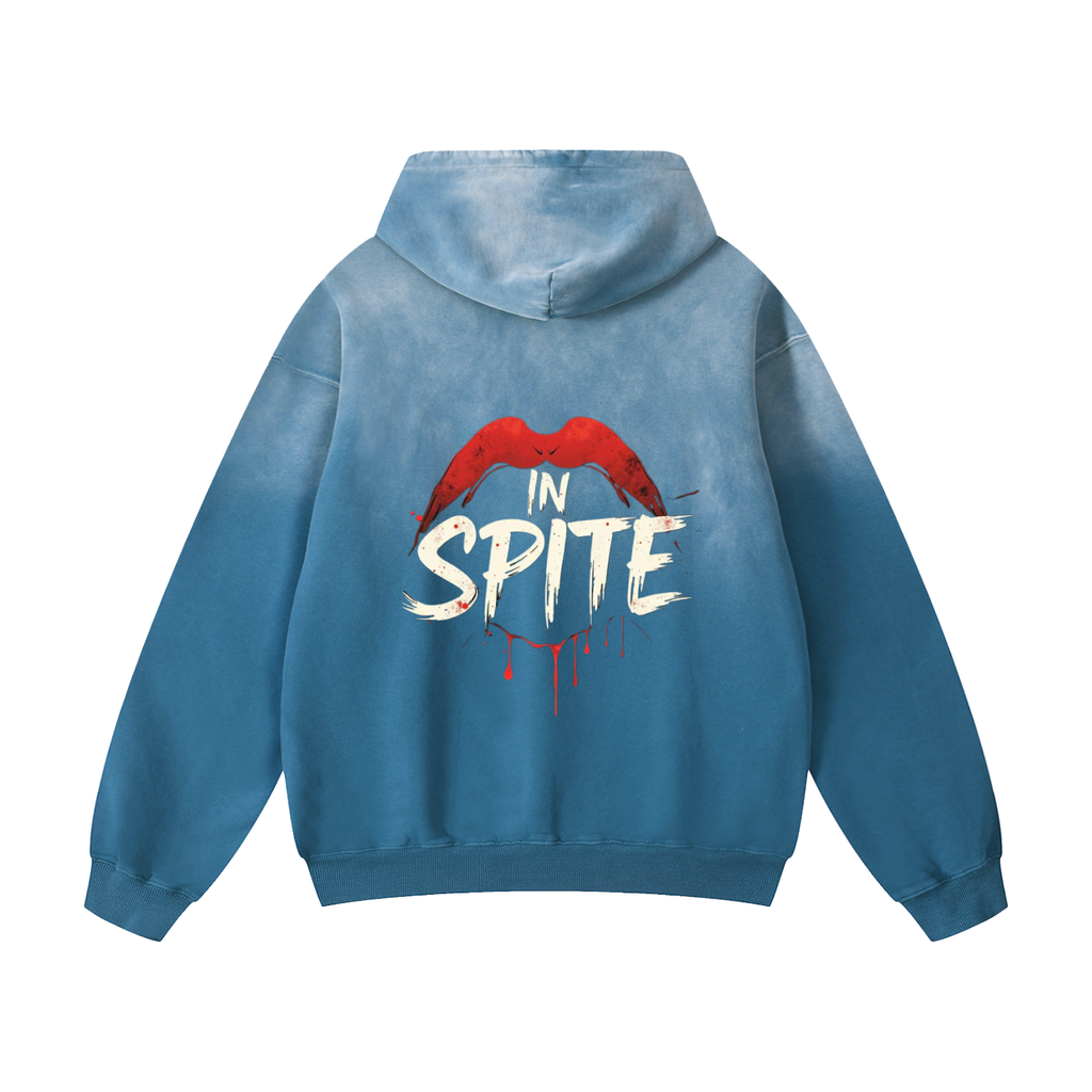 In Spite Venom Kiss Heavyweight Washed Hoodie