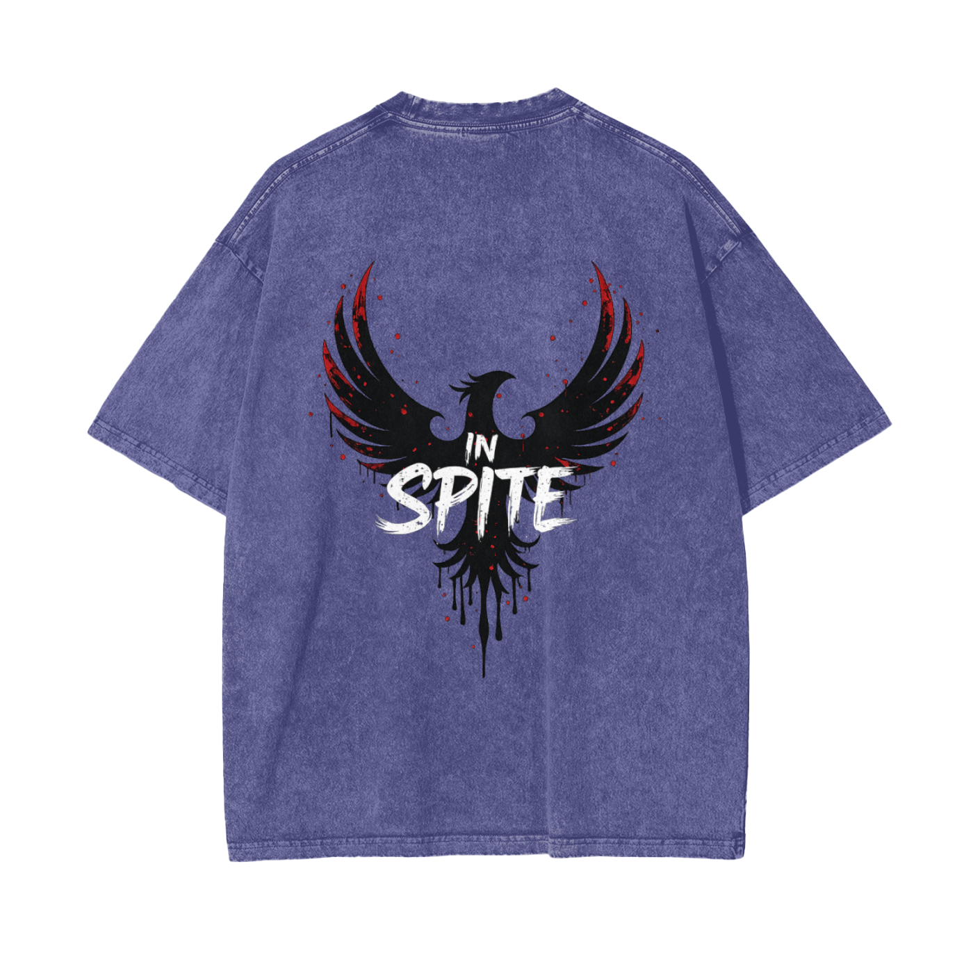 In Spite Afterburn Acid Washed Tee
