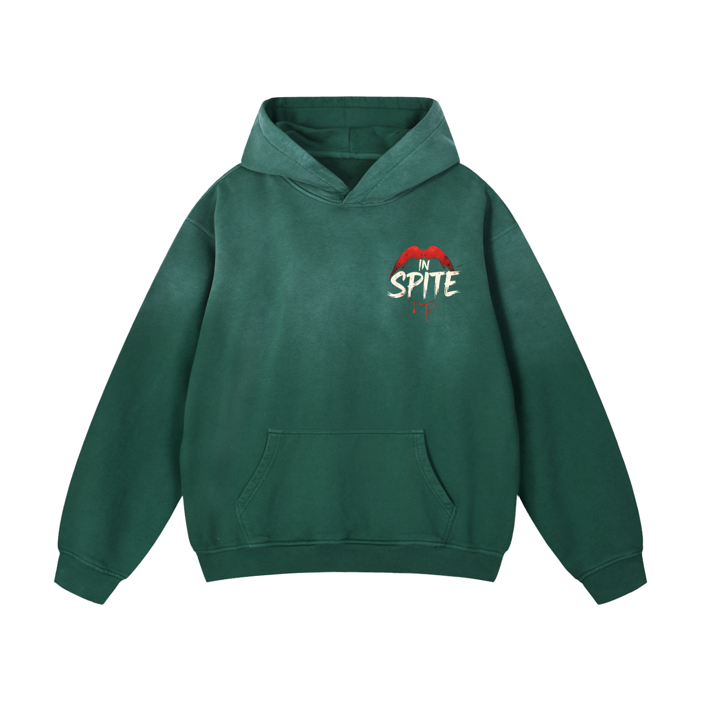 In Spite Venom Kiss Heavyweight Washed Hoodie