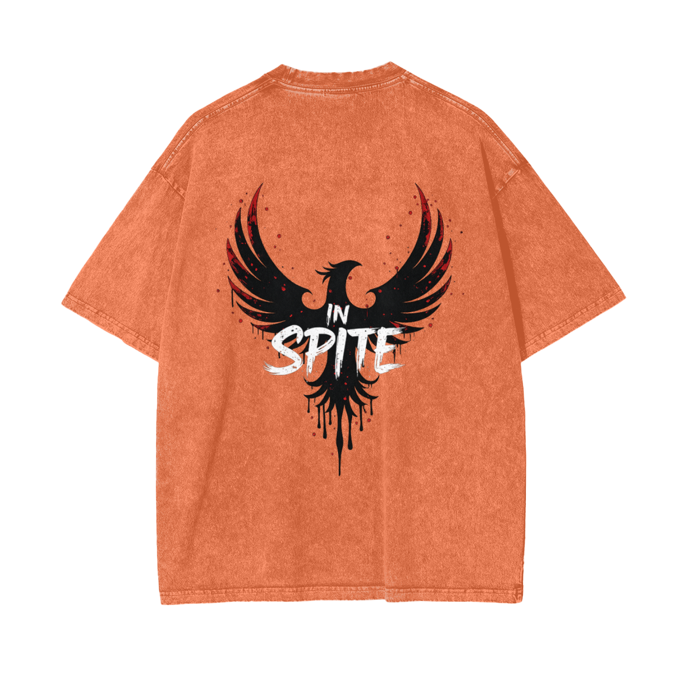 In Spite Afterburn Acid Washed Tee