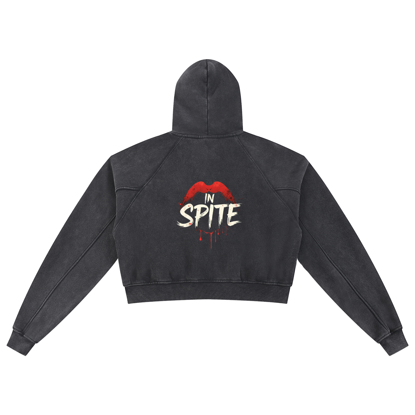 Venom Kiss Cropped Hoodie