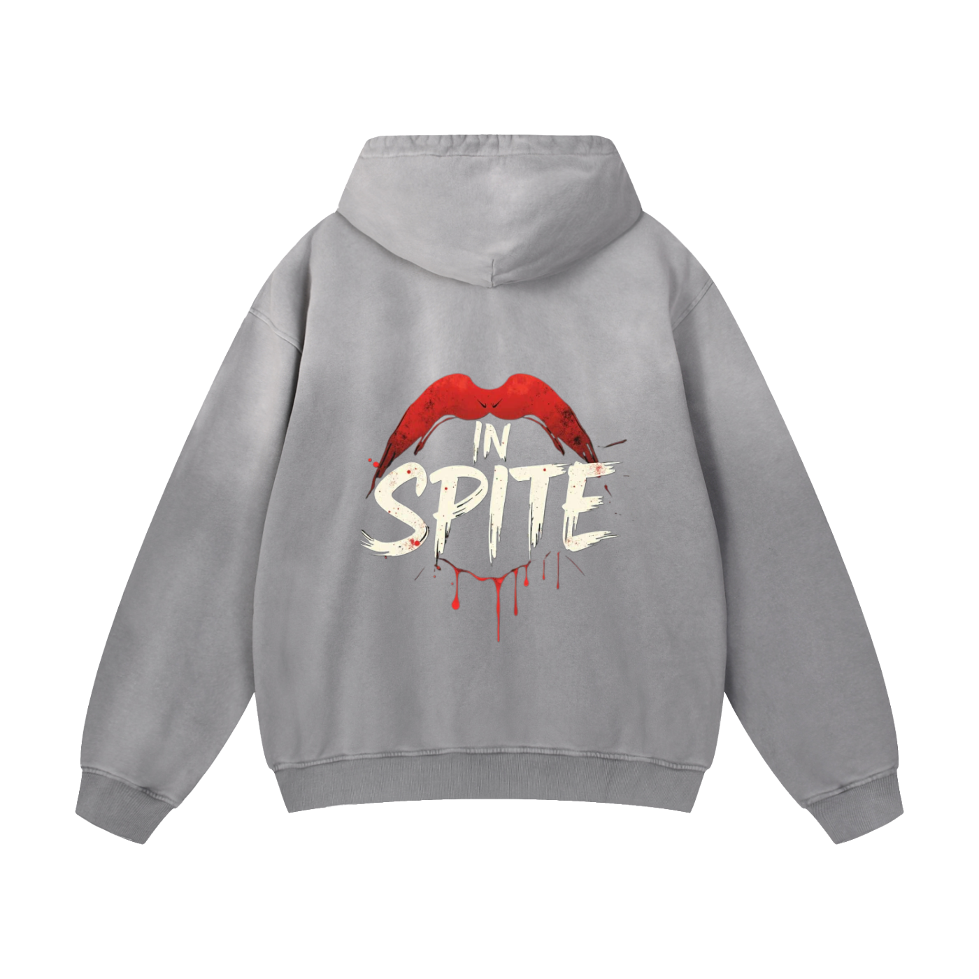 In Spite Venom Kiss Heavyweight Washed Hoodie