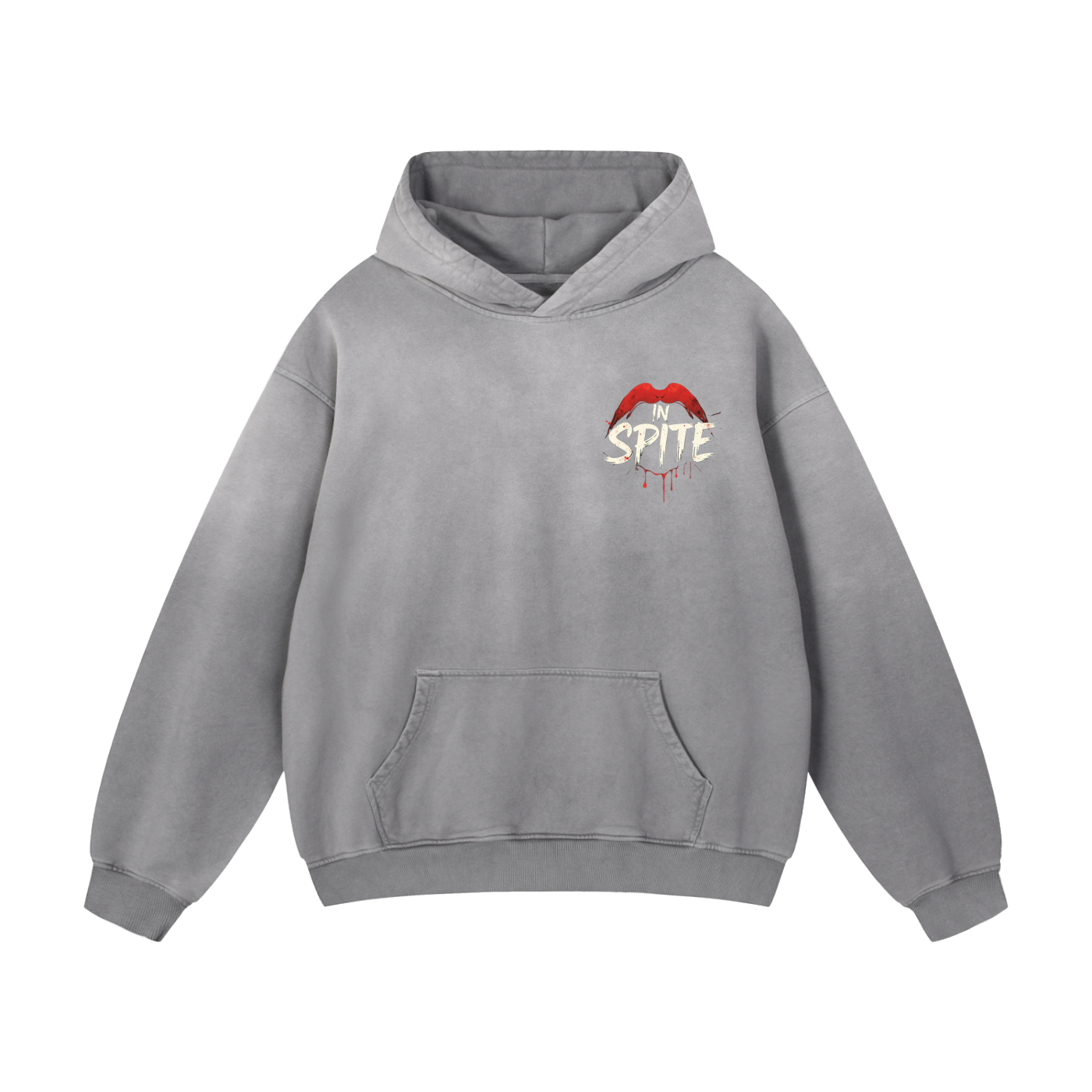 In Spite Venom Kiss Heavyweight Washed Hoodie